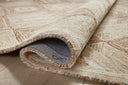 Expertly crafted as a hand-tufted 100% wool area rug with graphic artistry, the Varena VAR-01 Sand / clay Area Rug captures sandy and earthy clay tones beautifully