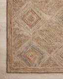 The Varena VAR-02 Berry / Multi Area Rug brings vibrant berry and vibrant multi-toned character and graphic flair to your home in a hand-tufted 100% wool area rug