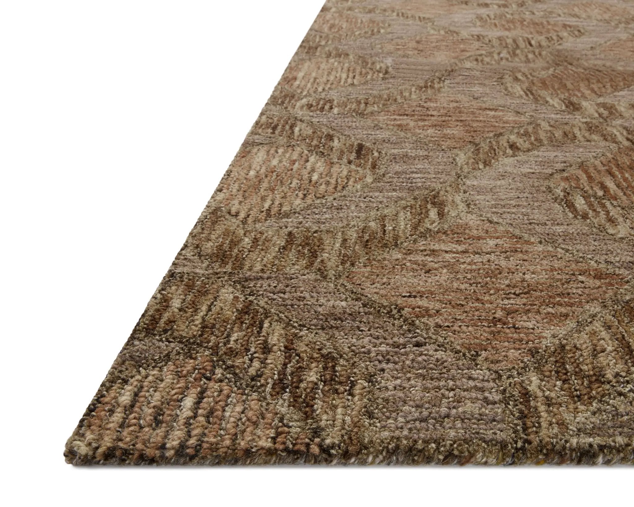 Varena VAR-03 Rust / Bark Area Rug by Loloi