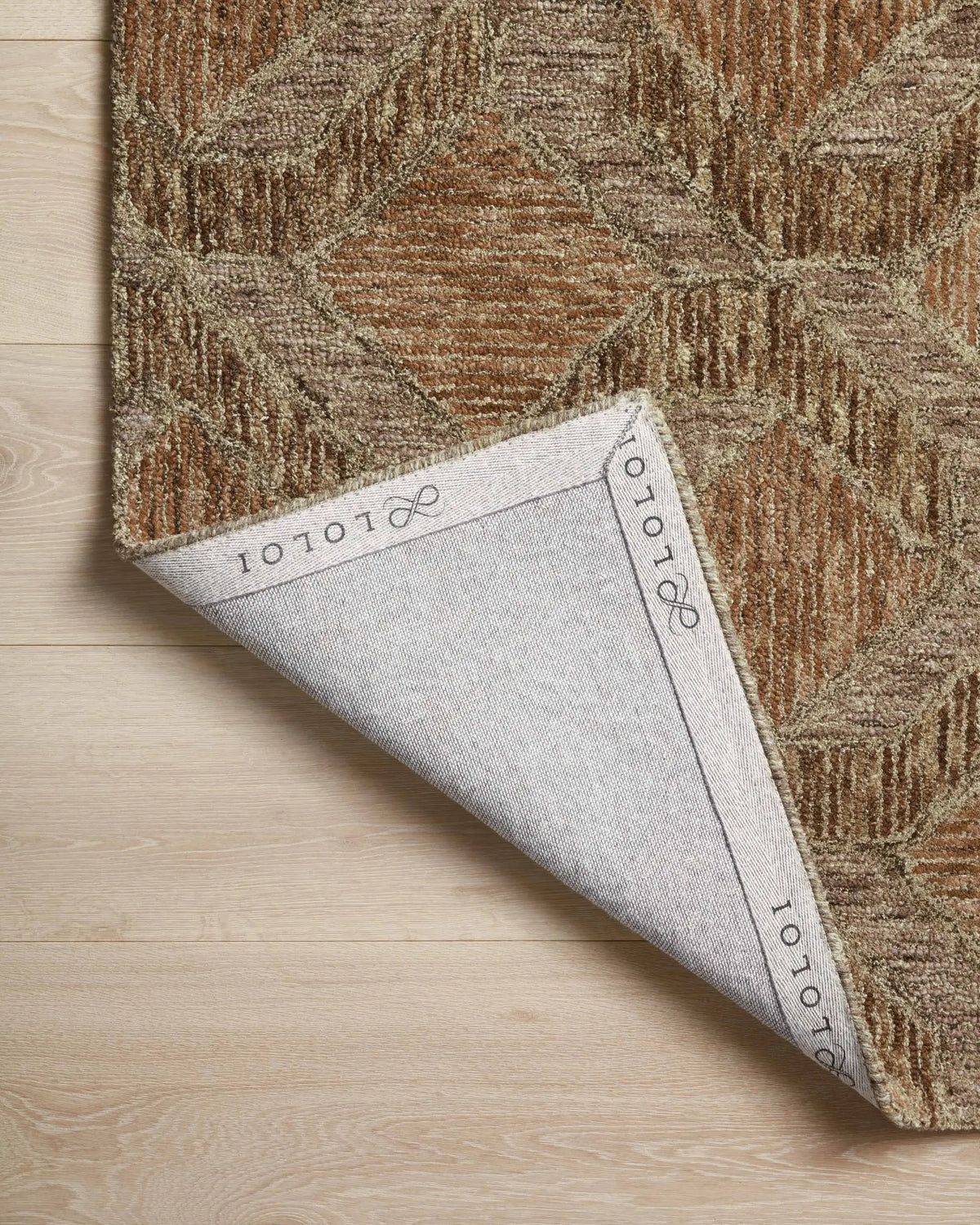 Varena VAR-03 Rust / Bark Area Rug by Loloi