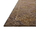 A hand-tufted 100% wool area rug with graphic design in regal plum and radiant gold hues, the Varena VAR-04 Plum / Gold Area Rug is a standout in any décor
