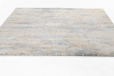 Momeni Vera VRA-1 Light Blue Area Rug, modern abstract rug with soft cloud-like pattern