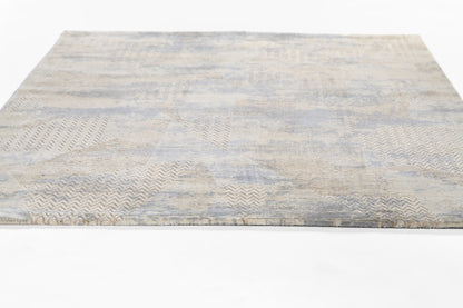Momeni Vera VRA-1 Light Blue Area Rug, modern abstract rug with soft cloud-like pattern