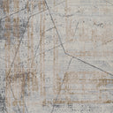 Momeni Vera VRA-2 Blue Area Rug, modern abstract rug with blue and ivory architectural pattern