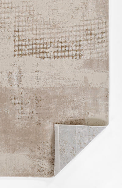 Momeni Vera VRA-4 Ivory Area Rug, a contemporary rug with a distressed patchwork design