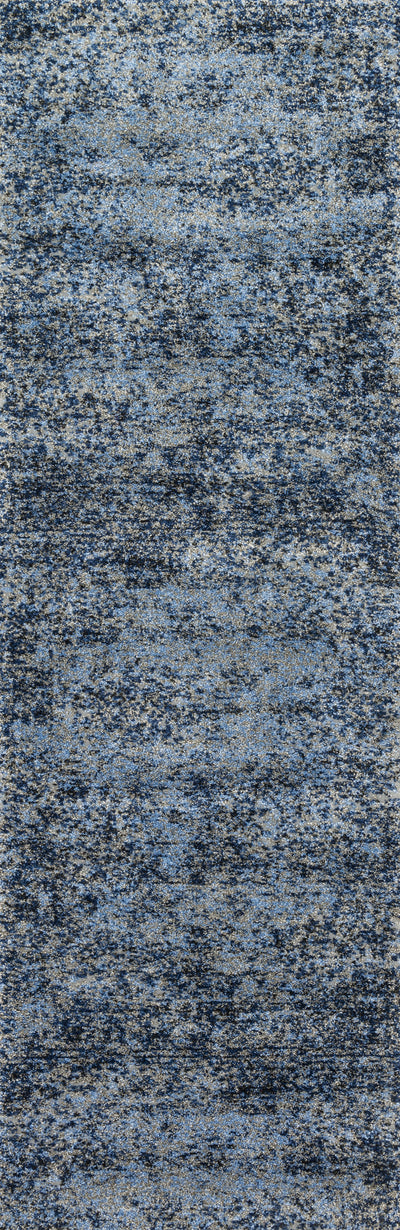The Viera VR-06 Lt. Blue / Grey Area Rug transforms any space with light blue and elegant grey tones and contemporary and vintage design in a power-loomed polypropylene and polyester area rug