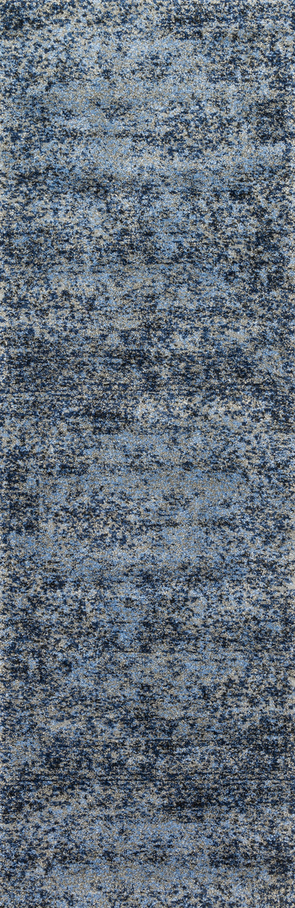 The Viera VR-06 Lt. Blue / Grey Area Rug transforms any space with light blue and elegant grey tones and contemporary and vintage design in a power-loomed polypropylene and polyester area rug