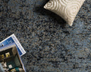 The Viera VR-06 Lt. Blue / Grey Area Rug transforms any space with light blue and elegant grey tones and contemporary and vintage design in a power-loomed polypropylene and polyester area rug