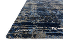 Layered in dark blue and elegant grey hues with contemporary and vintage patterns, the Viera VR-09 Dark Blue / Grey Area Rug is a power-loomed polypropylene and polyester area rug perfect for any setting