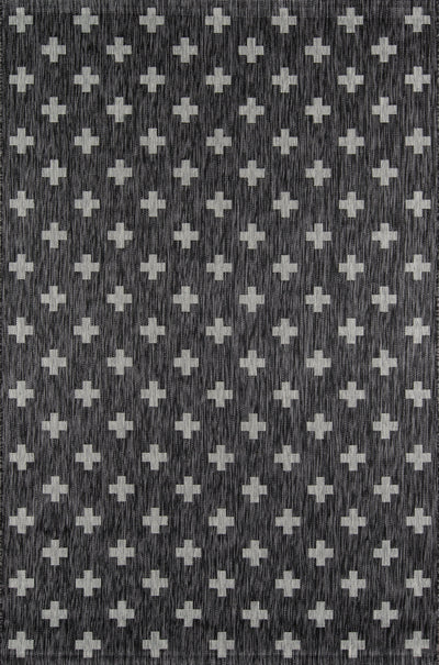 Novogratz Villa VI-01 Charcoal Indoor/Outdoor Area Rug by Momeni