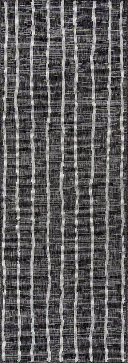 Novogratz Villa VI-03 Charcoal Indoor/Outdoor Area Rug by Momeni