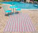 Novogratz Villa VI-03 Fuchsia Indoor/Outdoor Area Rug by Momeni