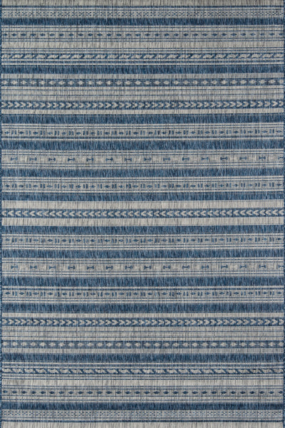 Novogratz Villa VI-04 Blue Indoor/Outdoor Area Rug by Momeni