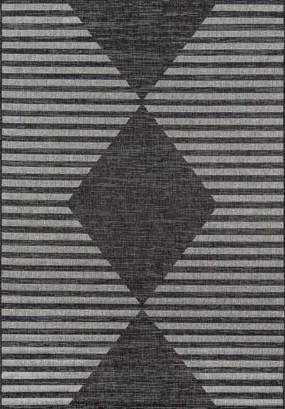 Novogratz Villa VI-07 Charcoal Indoor/Outdoor Area Rug by Momeni