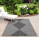 Novogratz Villa VI-07 Charcoal Indoor/Outdoor Area Rug by Momeni