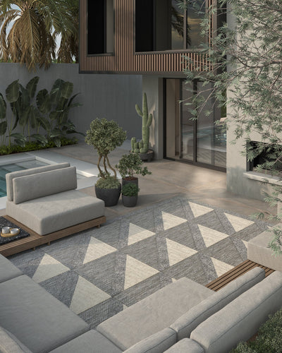 Momeni Vines VN-01 Gray Area Rug