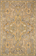 Crafted as a hooked 100% wool area rug, the Victoria VK-04 Grey / Multi Area Rug brings elegant grey and vibrant multi-toned warmth and traditional character to your space