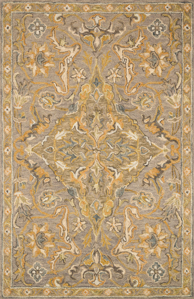 Crafted as a hooked 100% wool area rug, the Victoria VK-04 Grey / Multi Area Rug brings elegant grey and vibrant multi-toned warmth and traditional character to your space