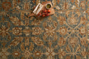 With cool slate and cool slate hues and traditional styling, the Victoria VK-05 Slate / Slate Area Rug is a hooked 100% wool area rug that elevates any room