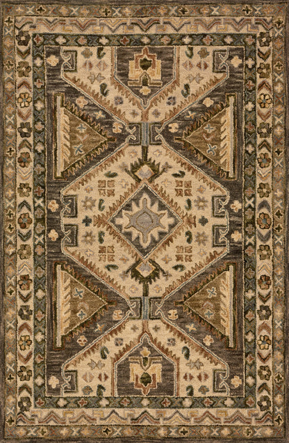 A stunning hooked 100% wool area rug with traditional detail, the Victoria VK-07 Walnut / Beige Area Rug features rich walnut and warm beige tones for a polished look