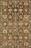 The Victoria VK-08 Dk Taupe / Multi Area Rug delivers dk taupe and vibrant multi-toned beauty and traditional elegance in a hooked 100% wool area rug