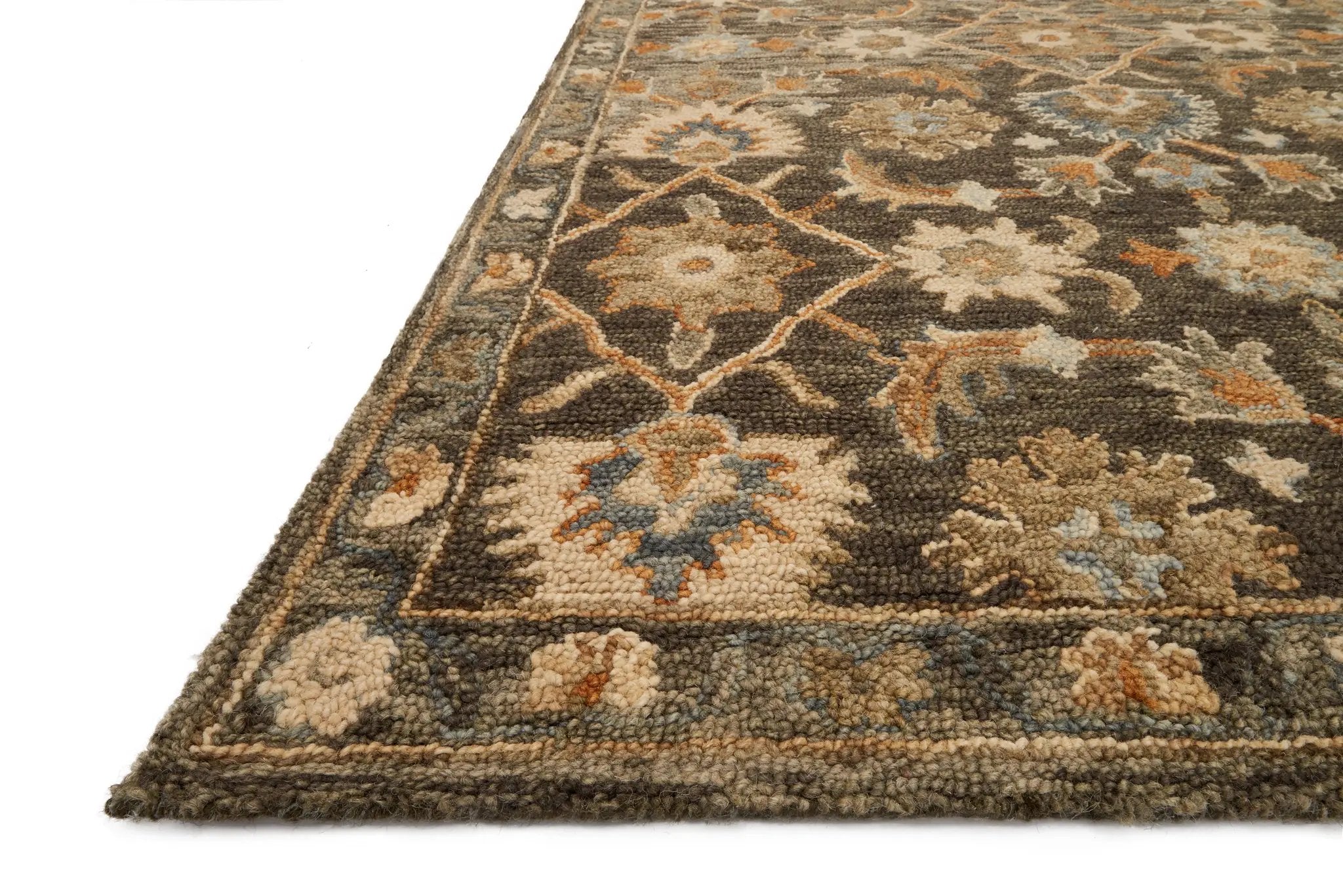 Victoria VK-08 Dk Taupe / Multi Area Rug by Loloi
