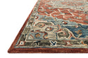 Expertly crafted as a hooked 100% wool area rug with traditional artistry, the Victoria VK-15 Red / Multi Area Rug captures bold red and vibrant multi-toned tones beautifully