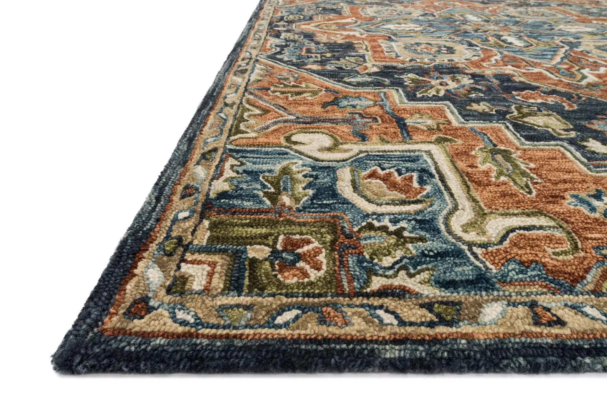 Victoria VK-16 Rust / Multi Area Rug by Loloi