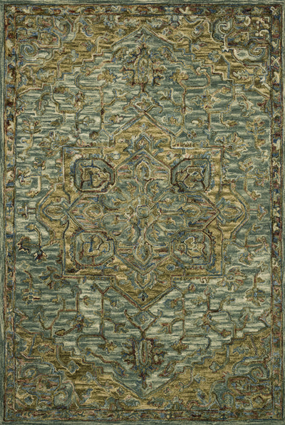 The Victoria VK-20 Dark Green / Tobacco Area Rug transforms any space with dark green and rich tobacco tones and traditional design in a hooked 100% wool area rug