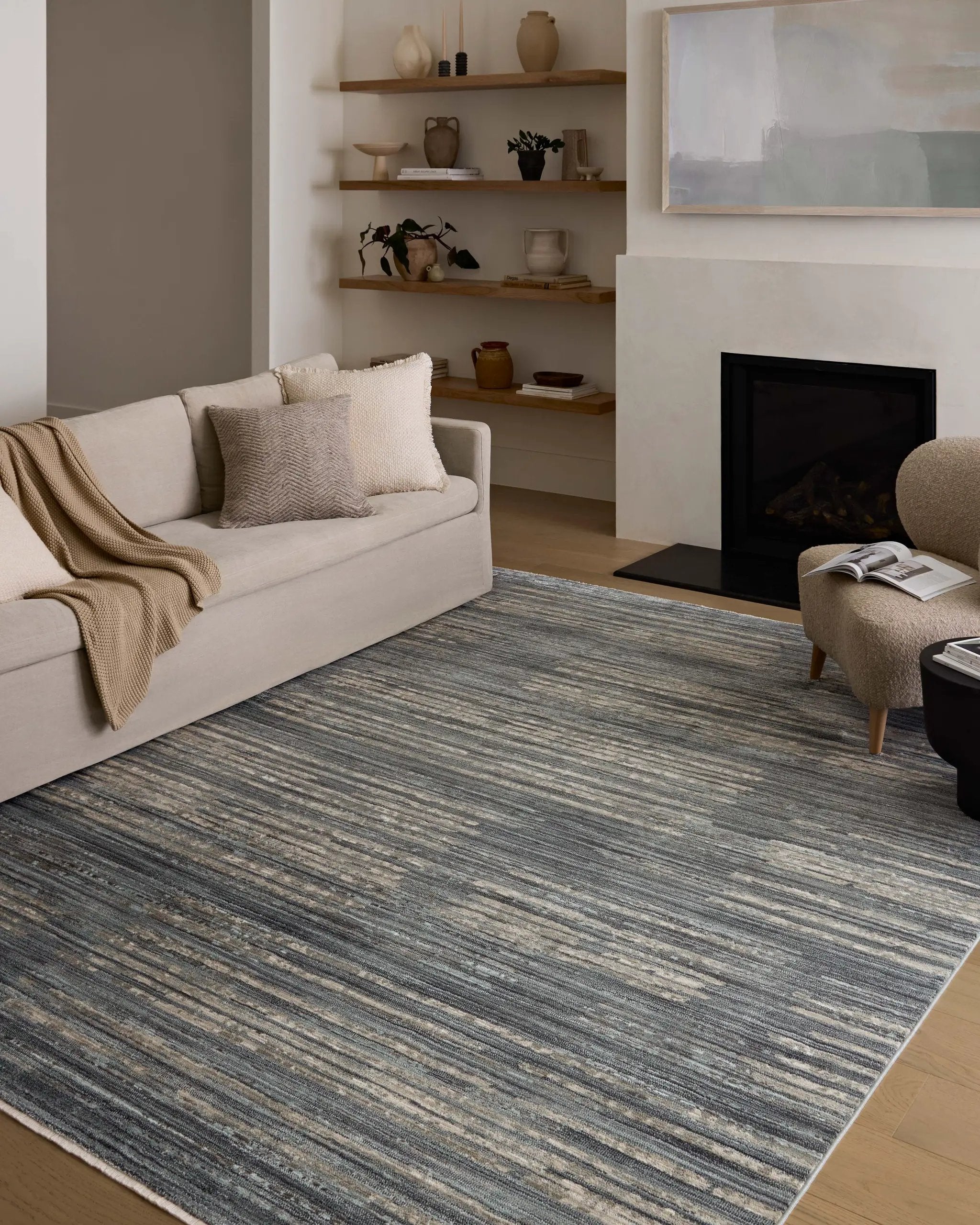 Wade WAE-02 Ocean / Sand Area Rug by Loloi