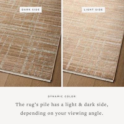 Wade WAE-03 Clay / Silver Area Rug by Loloi