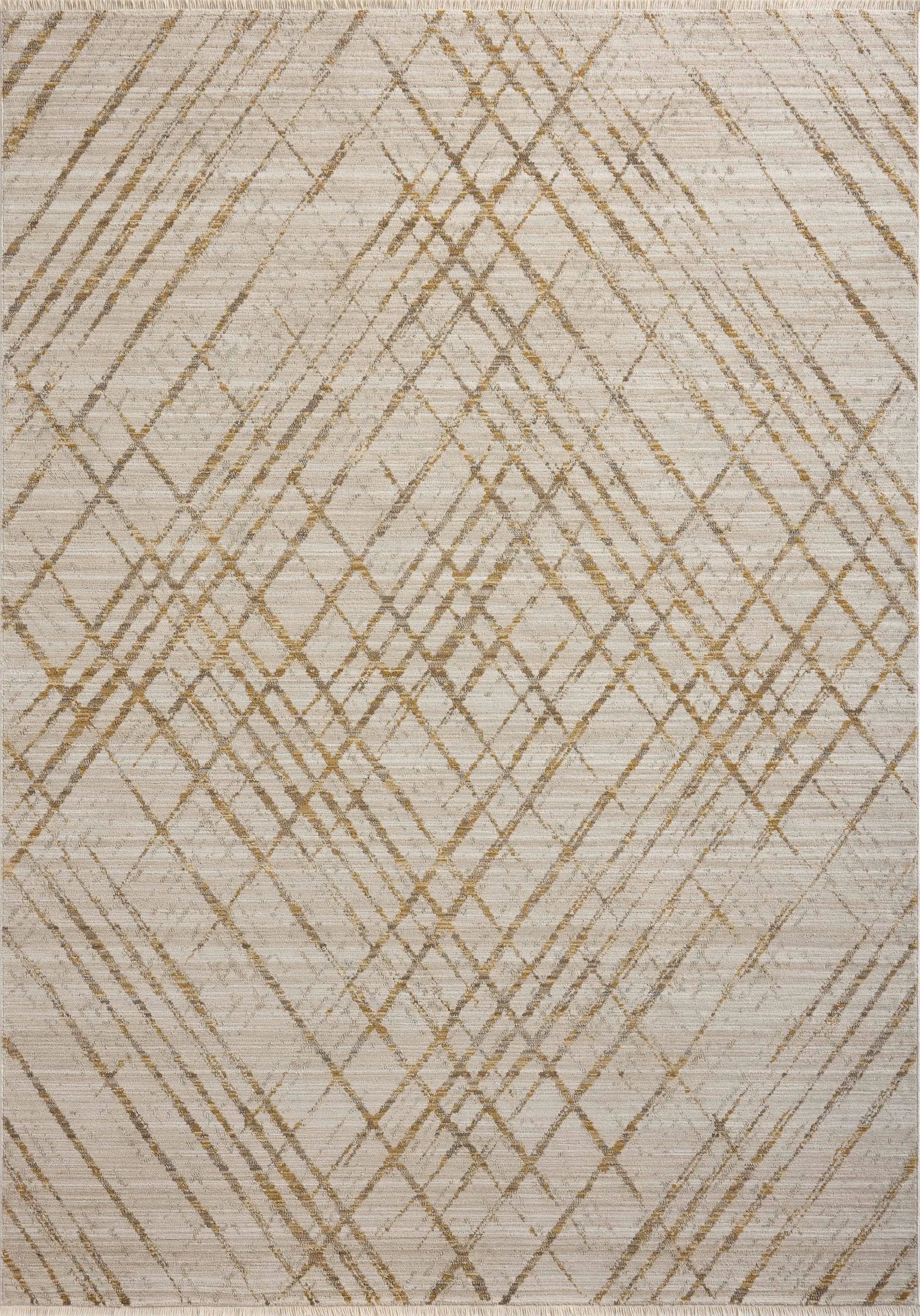 Wade WAE-04 Beige / Gold Area Rug by Loloi