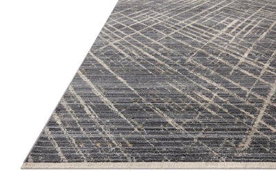 A stunning power-loomed 100% polyester area rug with abstract and linear detail, the Wade WAE-04 Midnight / Beige Area Rug features dramatic midnight and warm beige tones for a polished look