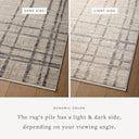 The Wade WAE-05 Beige / Midnight Area Rug delivers warm beige and dramatic midnight beauty and abstract and linear elegance in a power-loomed 100% polyester area rug