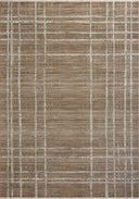 Designed with abstract and linear artistry in brown and grounding stone hues, the Wade WAE-05 Brown / Stone Area Rug is a power-loomed 100% polyester area rug that stands out