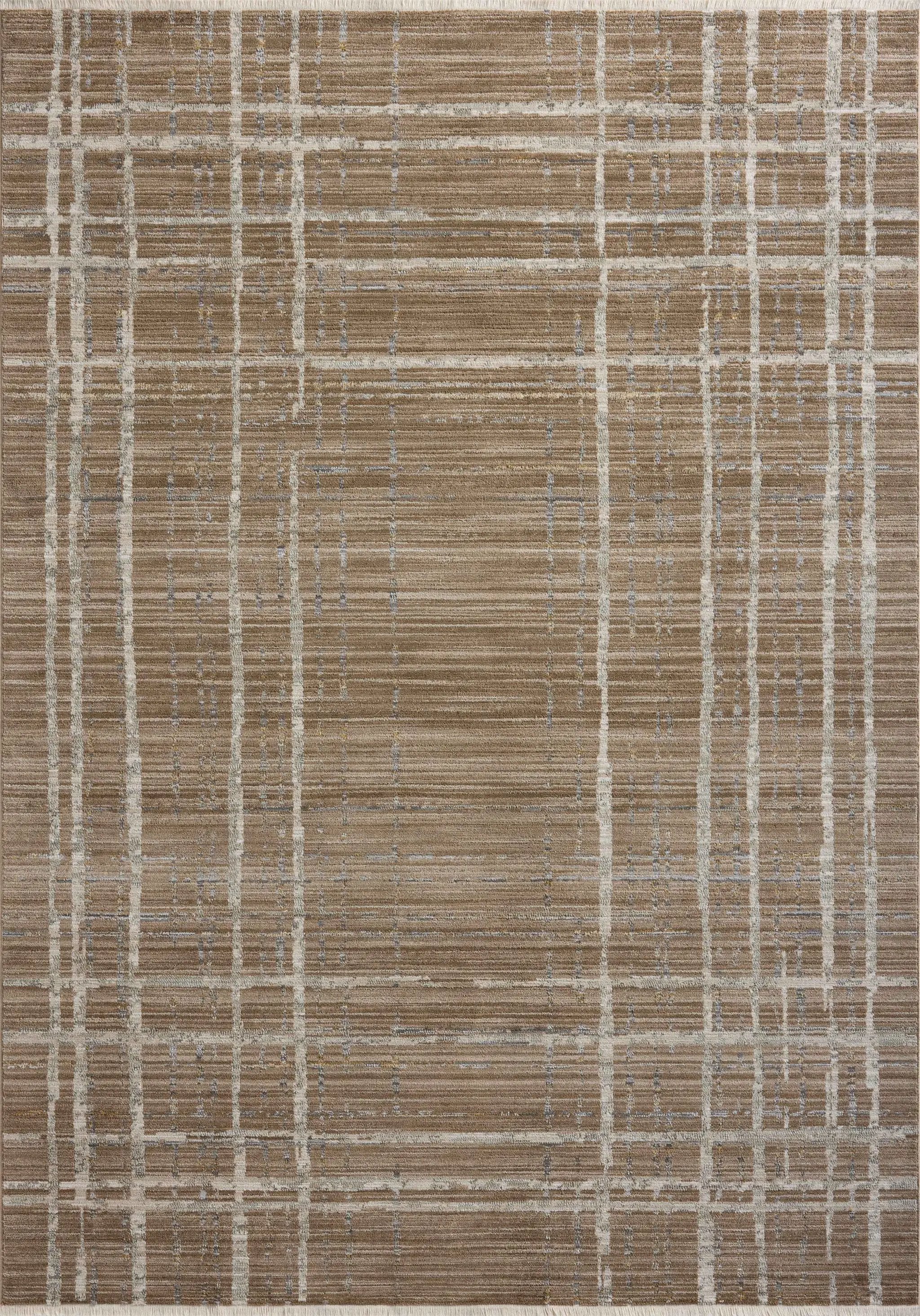 Wade WAE-05 Brown / Stone Area Rug by Loloi