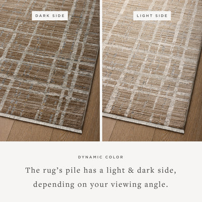 Designed with abstract and linear artistry in brown and grounding stone hues, the Wade WAE-05 Brown / Stone Area Rug is a power-loomed 100% polyester area rug that stands out