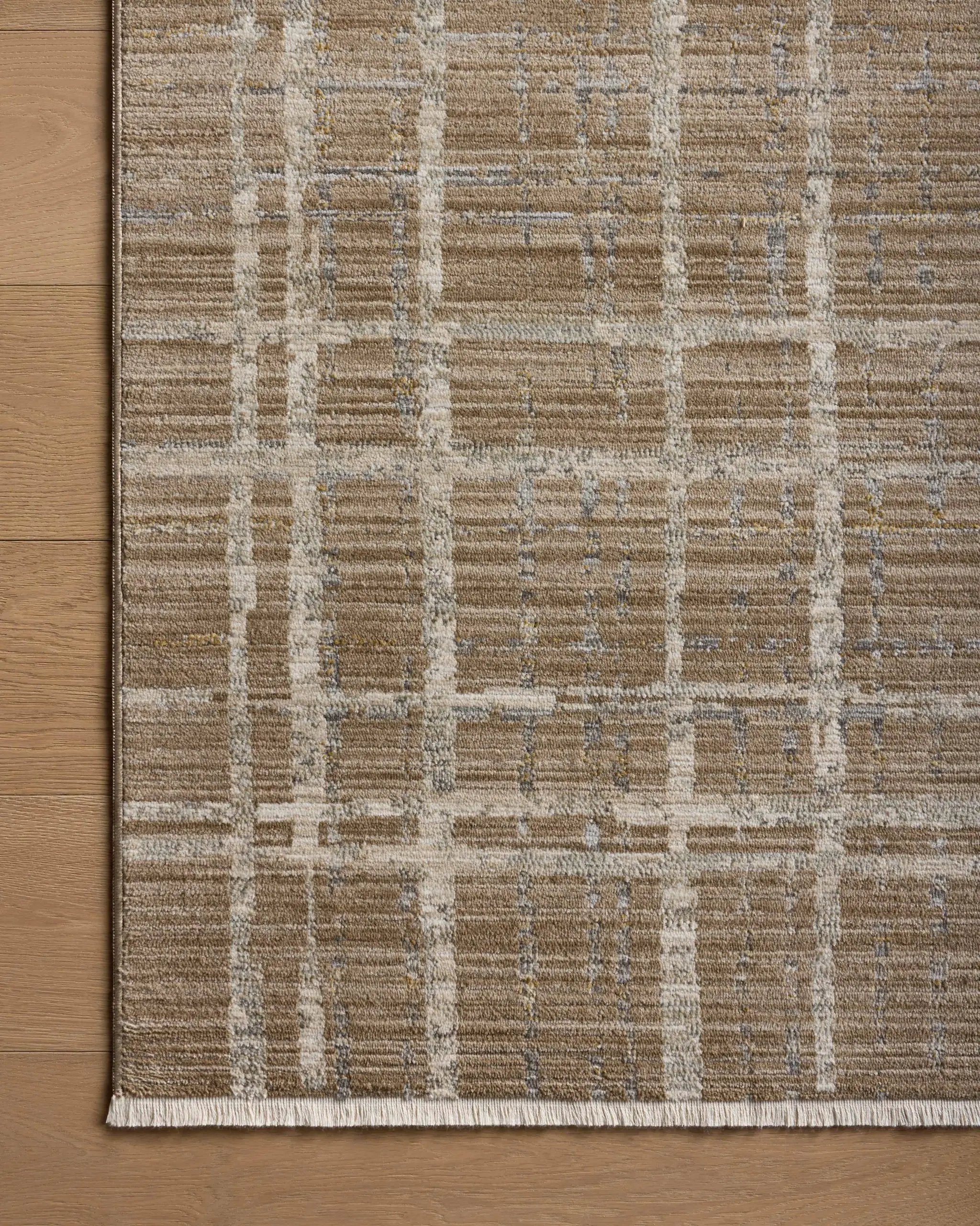 Wade WAE-05 Brown / Stone Area Rug by Loloi