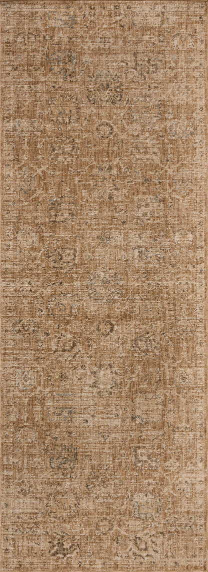 The Willa WIA-01 Clay / Multi Area Rug combines earthy clay and vibrant multi-toned tones and traditional and vintage patterns in a power-loomed 100% polyester area rug for effortless elegance