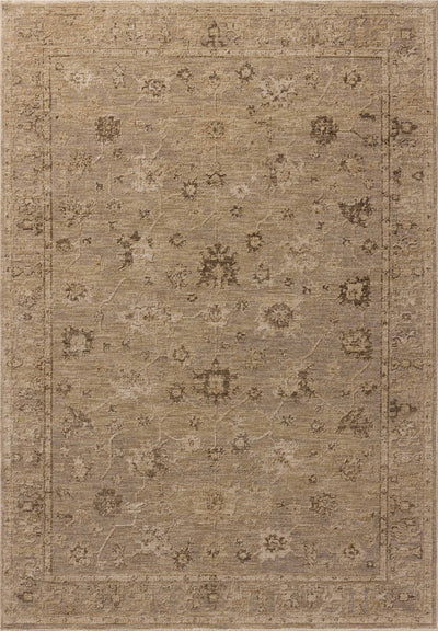 A power-loomed 100% polyester area rug featuring traditional and vintage design and versatile taupe and warm natural tones, the Willa WIA-02 Taupe / Natural Area Rug adds character to any room
