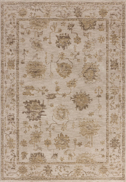The Willa WIA-04 Fog / Natural Area Rug offers misty and warm natural sophistication and traditional and vintage charm in a power-loomed 100% polyester area rug