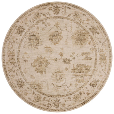 The Willa WIA-04 Fog / Natural Area Rug offers misty and warm natural sophistication and traditional and vintage charm in a power-loomed 100% polyester area rug