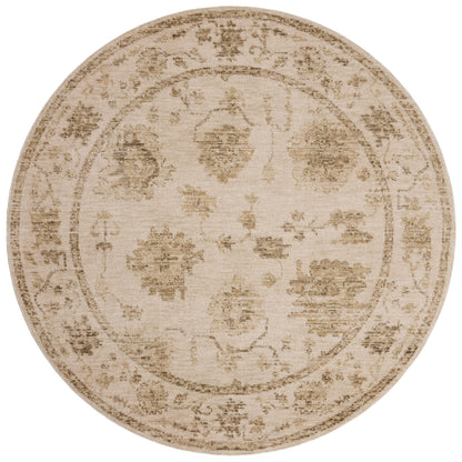 The Willa WIA-04 Fog / Natural Area Rug offers misty and warm natural sophistication and traditional and vintage charm in a power-loomed 100% polyester area rug