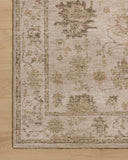 The Willa WIA-04 Fog / Natural Area Rug offers misty and warm natural sophistication and traditional and vintage charm in a power-loomed 100% polyester area rug