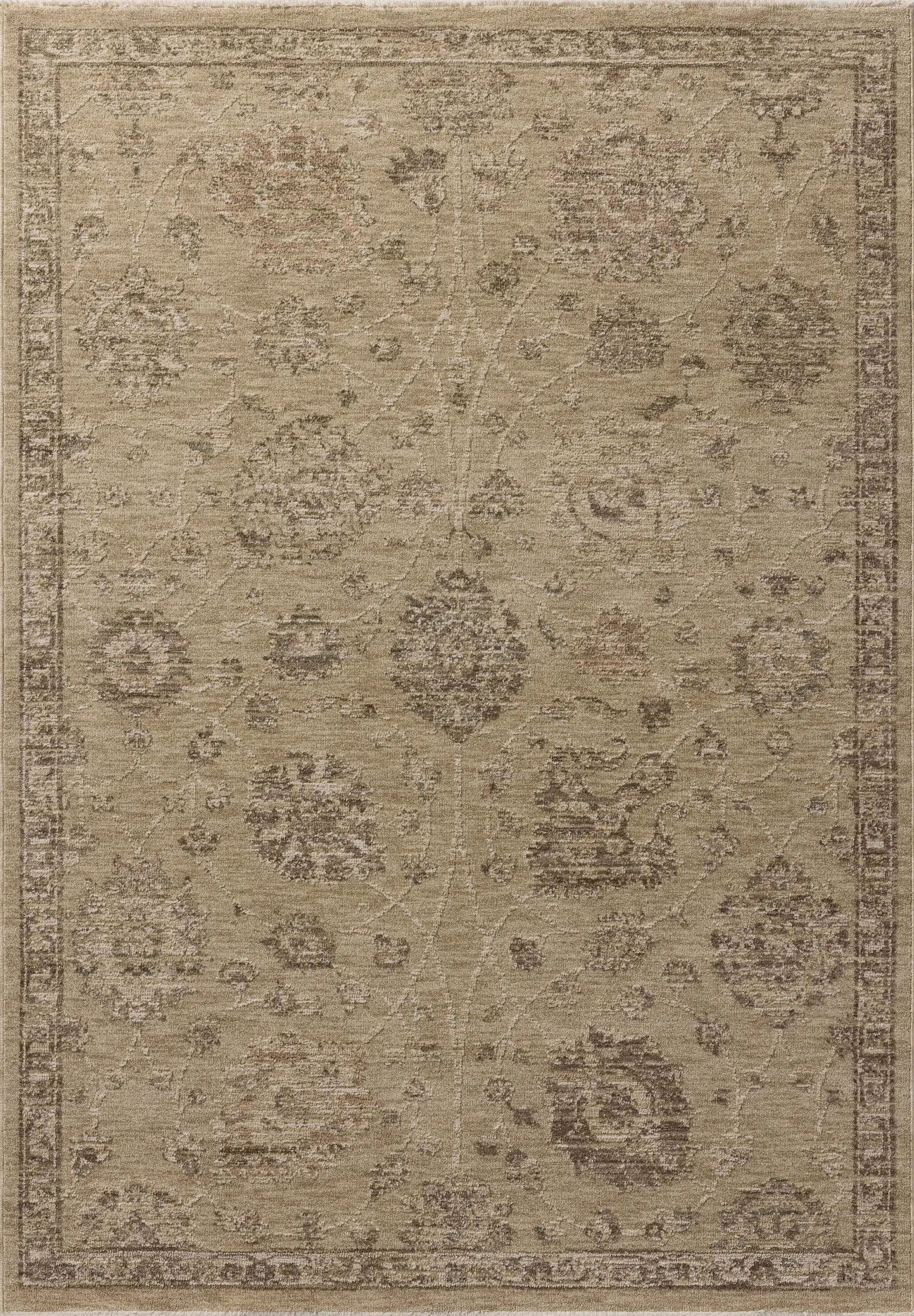 Willa WIA-05 Wheat / Multi Area Rug by Loloi