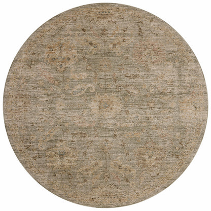 The Willa WIA-06 Sage / Multi Area Rug brings calming sage and vibrant multi-toned character and traditional and vintage flair to your home in a power-loomed 100% polyester area rug