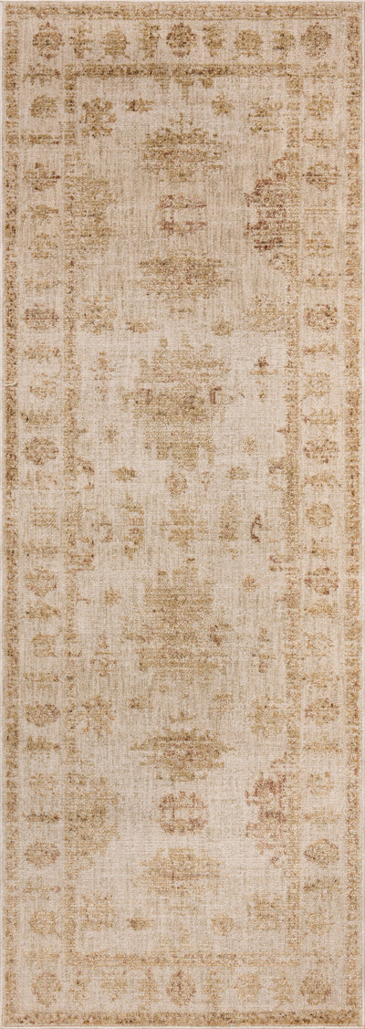 Finished in bone and earthy clay tones with traditional and vintage styling, the Willa WIA-07 Bone / Clay Area Rug is a power-loomed 100% polyester area rug for modern living