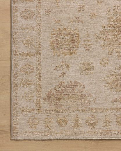 Finished in bone and earthy clay tones with traditional and vintage styling, the Willa WIA-07 Bone / Clay Area Rug is a power-loomed 100% polyester area rug for modern living