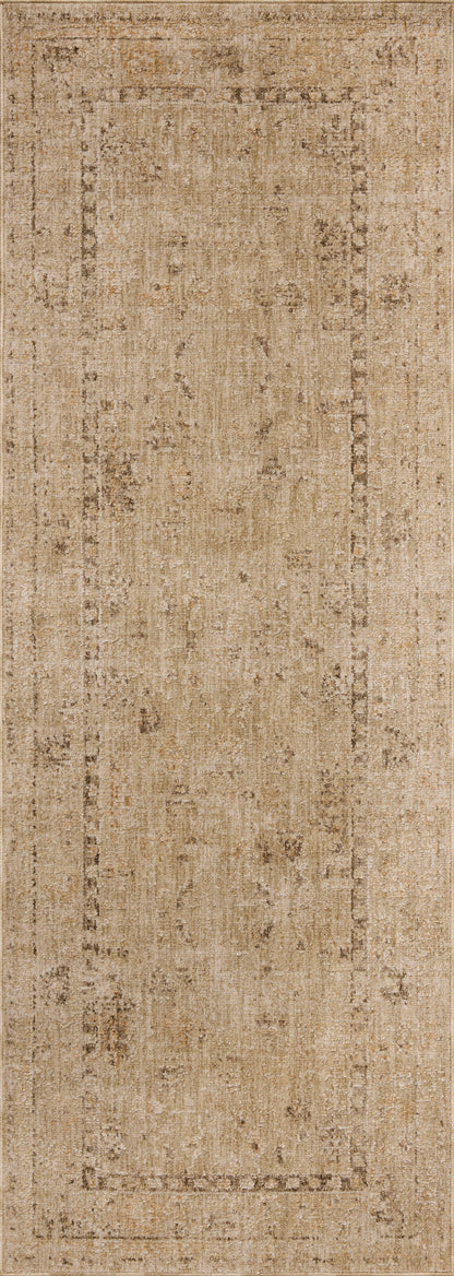 A power-loomed 100% polyester area rug with traditional and vintage design in golden wheat and warm natural hues, the Willa WIA-08 Wheat / Natural Area Rug is a standout in any décor