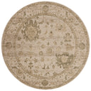 The Willa WIA-09 Dove / Forest Area Rug highlights gentle dove and lush forest tones and traditional and vintage texture in a beautifully made power-loomed 100% polyester area rug